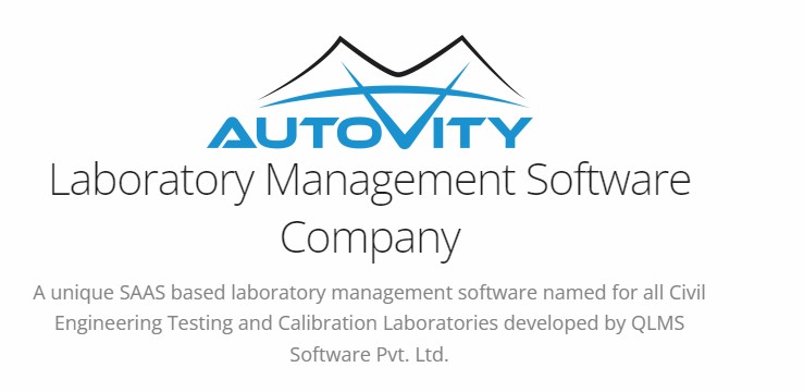 Autovity Laboratory Management Software
